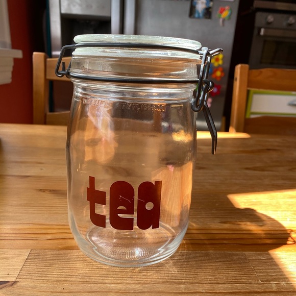 Vintage Kitchen Vintage Glass Tea Container Poshmark